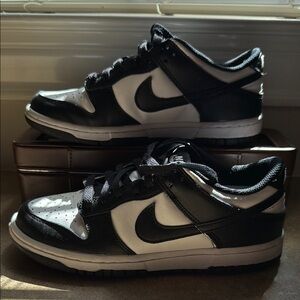 Nike Kids Black and White Sneakers